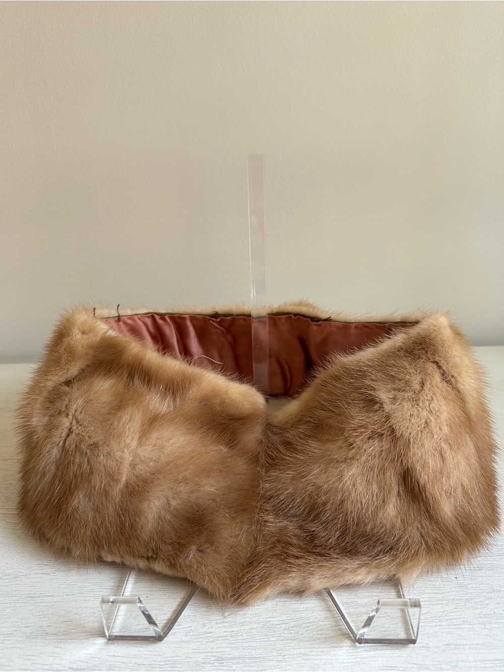 Classic Fur Collar in Light Brown